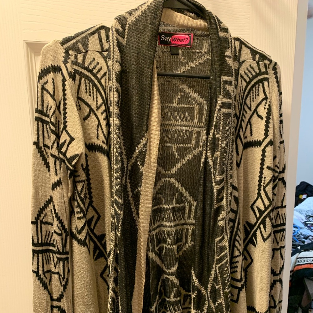 Long sleeve cardigan
